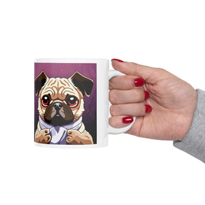 Pug Mug | Pug Gift | Ceramic Pug Mug 11oz Pug Mug | Pug Gift | Ceramic Pug Mug 11oz