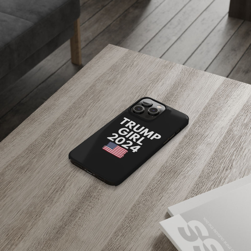 Premium Trump Girl iPhone Case | Donald Trump Gifts Slim Phone Cases