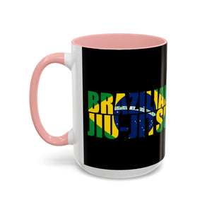 Brazilian Jiu Jitsu Flag 3 | BJJ Accent Coffee Mug Brazilian Jiu Jitsu Flag 3 | BJJ Accent Coffee Mug