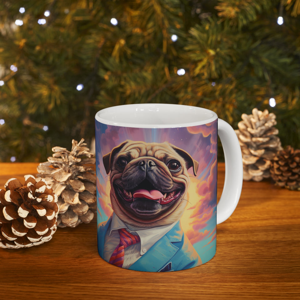 Pug Mug | Pug Coffee Mug | Pug Dog Gifts | Pug Presents | Pug Mug 11oz