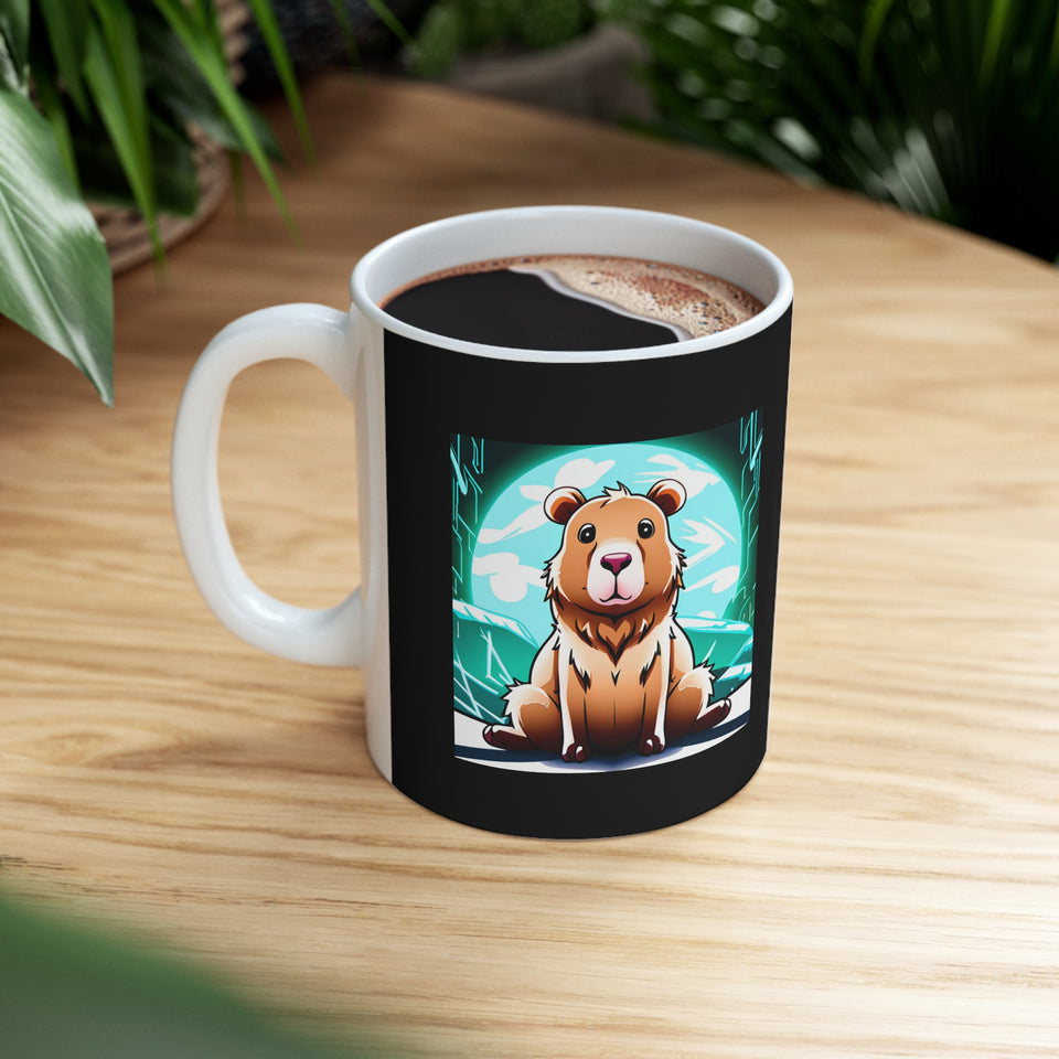 Anime Capybara Mug | Capybara Coffee Mug | Cute Coffee Mug 11oz