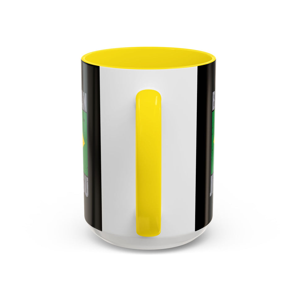 Brazilian Jiu Jitsu Flag 2 | BJJ Accent Coffee Mug