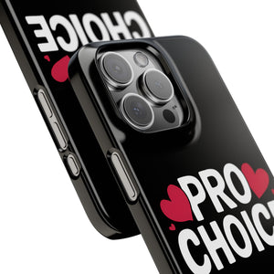 Premium Pro Choice iPhone Case | Feminist Pro Choice Gifts Slim Phone Cases Premium Pro Choice iPhone Case | Feminist Pro Choice Gifts Slim Phone Cases