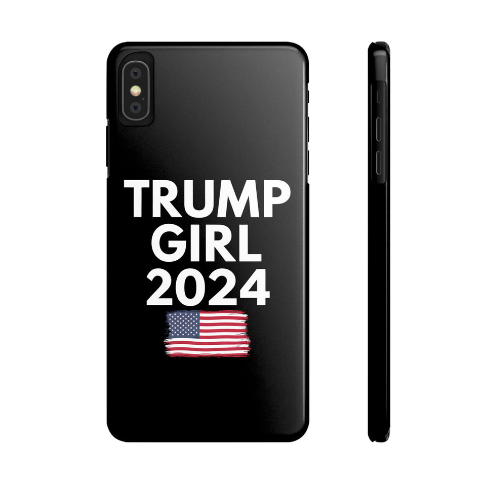 Premium Trump Girl iPhone Case | Donald Trump Gifts Slim Phone Cases