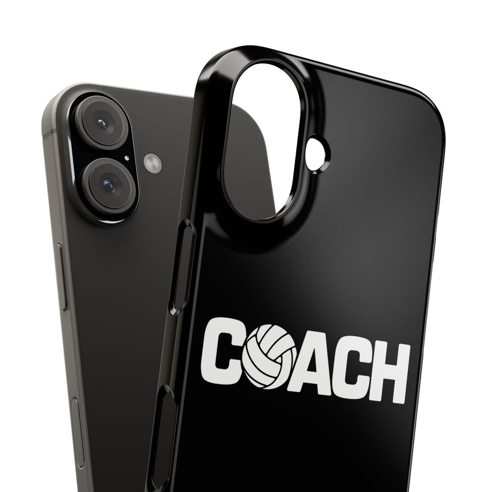 Premium Volleyball Coach iPhone Case | Volleyball Coach Gifts Slim Phone Cases