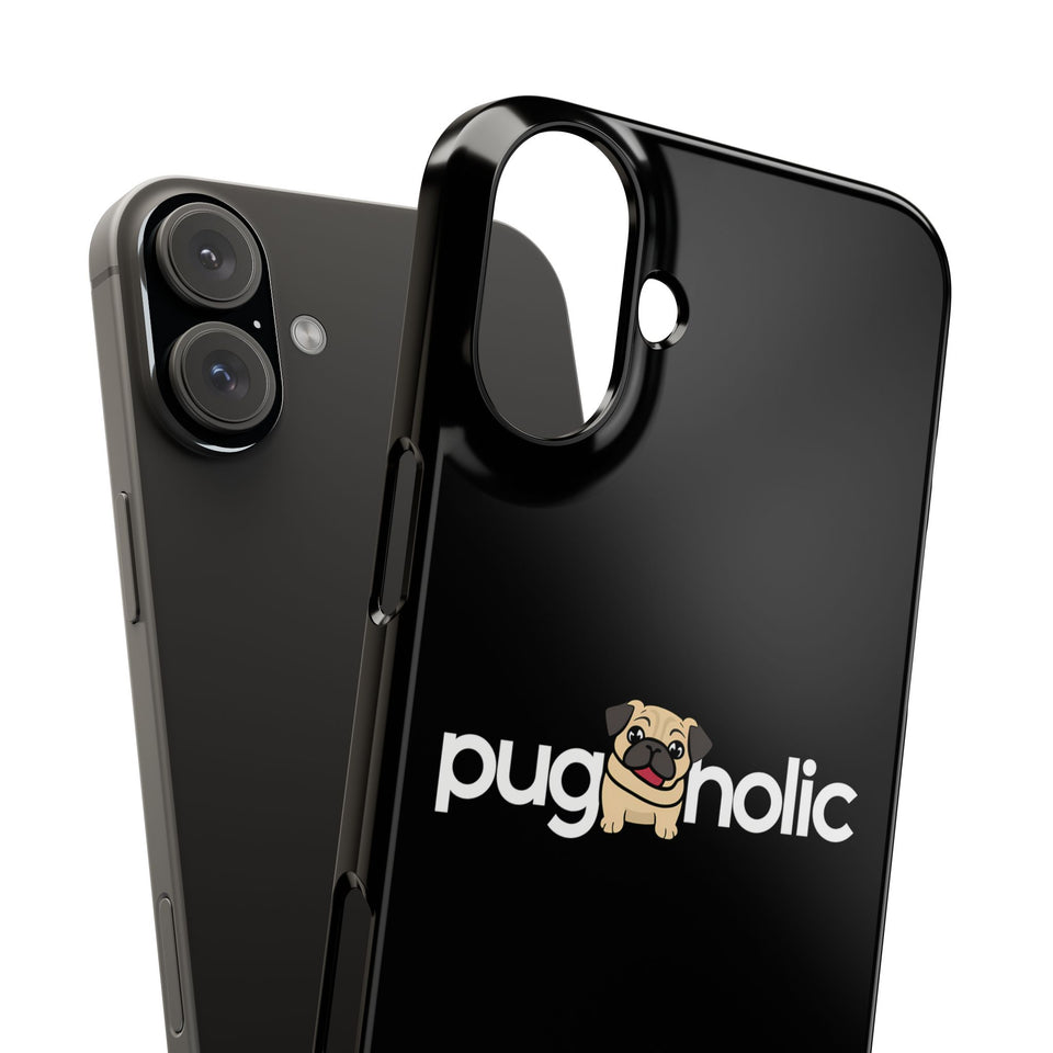 Premium Pugaholic Pug iPhone Case | Pug Gifts Slim Phone Cases