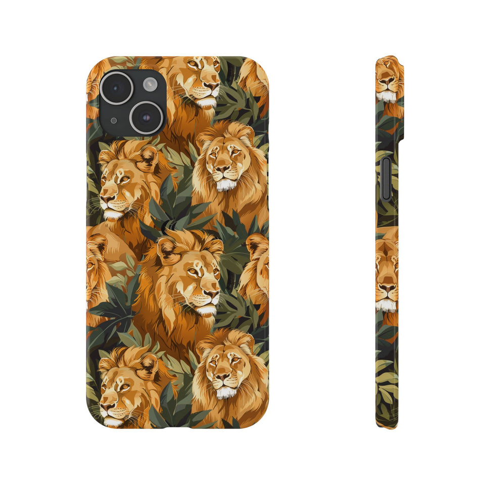 Premium Pride Of Lions iPhone Case | Lion Gifts Slim Phone Cases