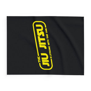 Brazilian Jiu Jitsu Blanket | The Jiu-Jitsu Is Strong With This One BJJ Arctic Fleece Blanket Brazilian Jiu Jitsu Blanket | The Jiu-Jitsu Is Strong With This One BJJ Arctic Fleece Blanket