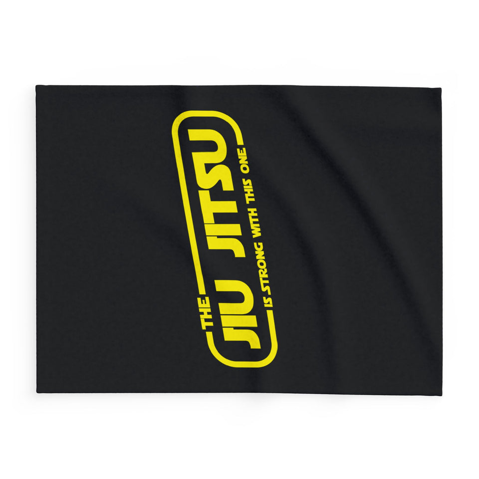 Brazilian Jiu Jitsu Blanket | The Jiu-Jitsu Is Strong With This One BJJ Arctic Fleece Blanket