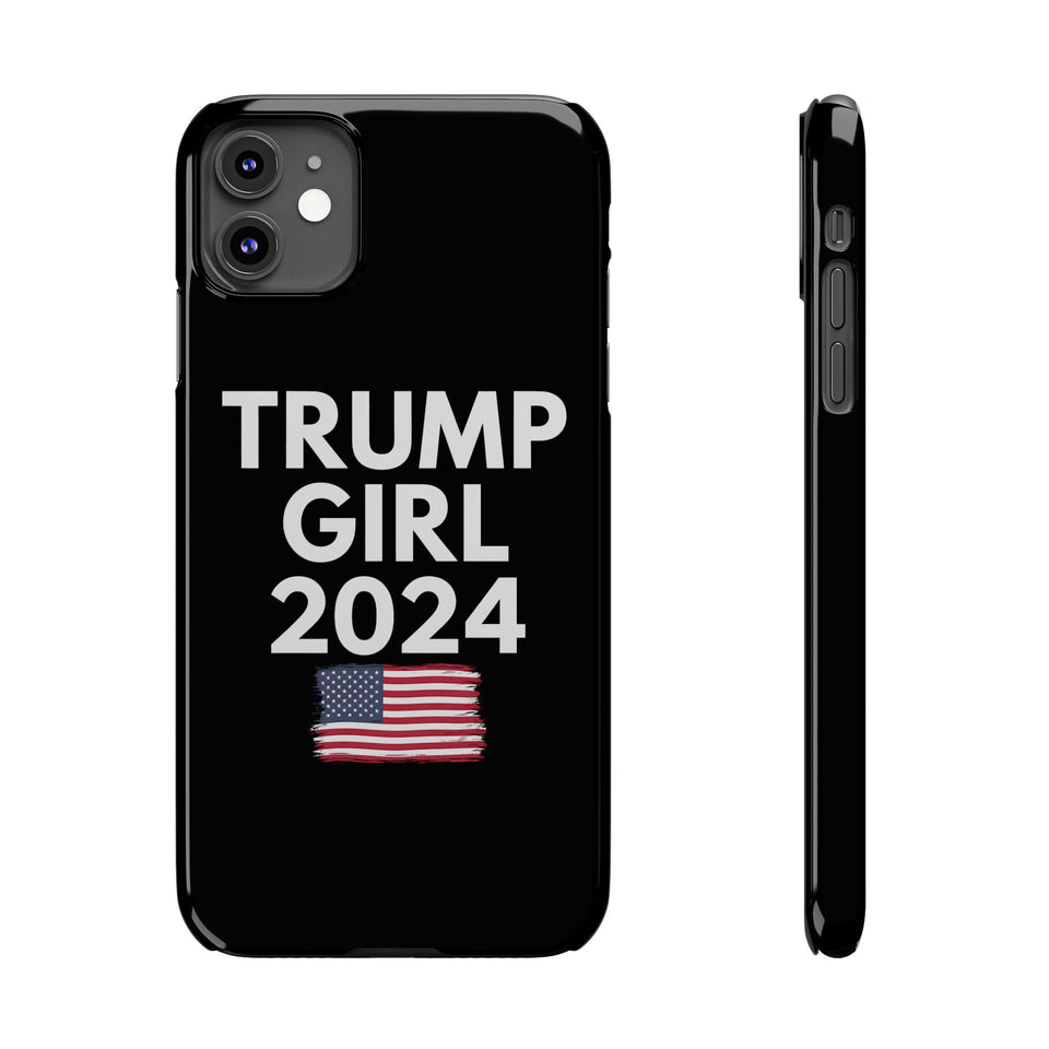 Premium Trump Girl iPhone Case | Donald Trump Gifts Slim Phone Cases