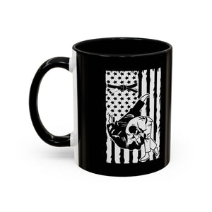 Brazilian Jiu Jitsu Flag Throw | BJJ Accent Coffee Mug Brazilian Jiu Jitsu Flag Throw | BJJ Accent Coffee Mug