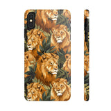 Premium Pride Of Lions iPhone Case | Lion Gifts Slim Phone Cases Premium Pride Of Lions iPhone Case | Lion Gifts Slim Phone Cases