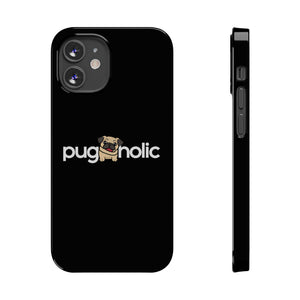 Premium Pugaholic Pug iPhone Case | Pug Gifts Slim Phone Cases Premium Pugaholic Pug iPhone Case | Pug Gifts Slim Phone Cases