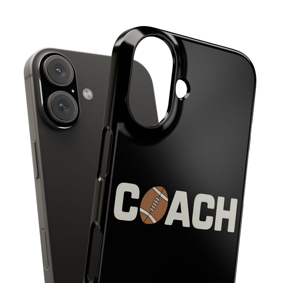 Premium Football Coach iPhone Case | Football Coach Gifts Slim Phone Cases