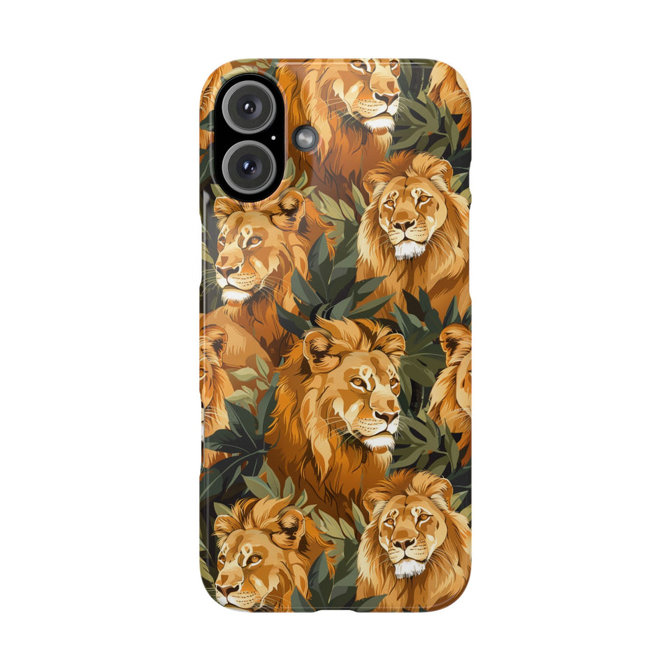 Premium Pride Of Lions iPhone Case | Lion Gifts Slim Phone Cases