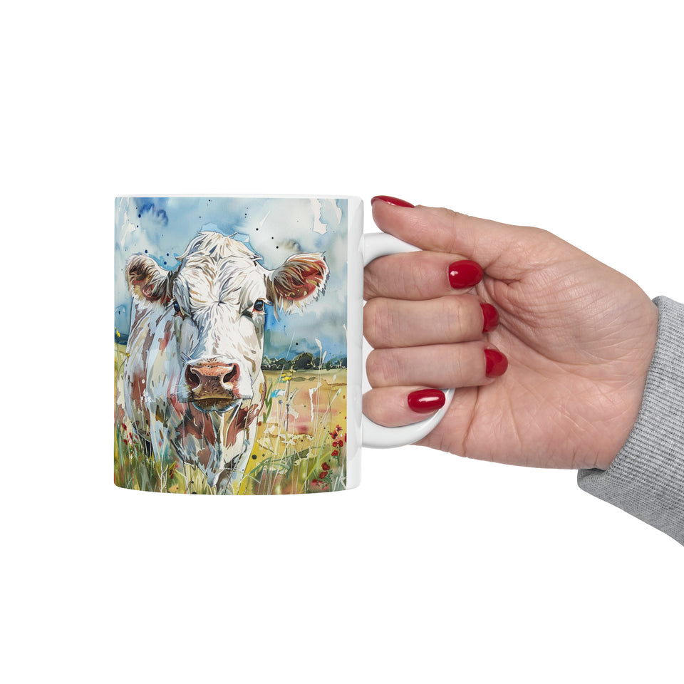 Cow Mug | Coffee Cow Mug | Cow Print Mug | Cow Presents | Highland Cow Mug 11oz