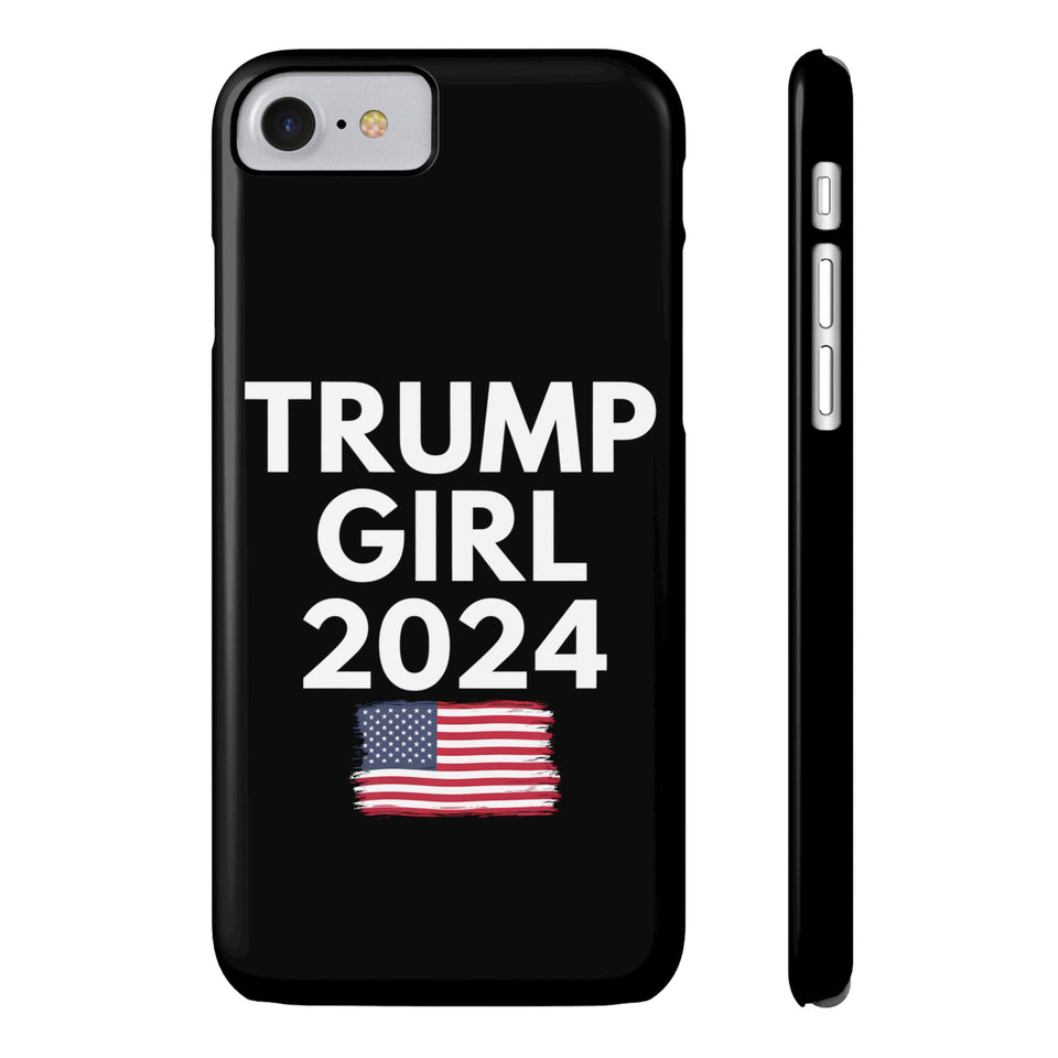 Premium Trump Girl iPhone Case | Donald Trump Gifts Slim Phone Cases