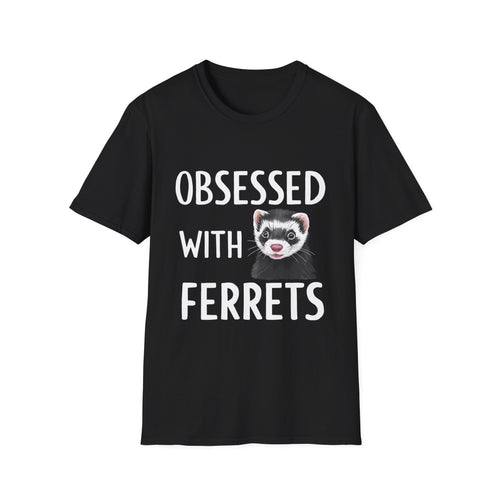 Adore Ferrets Shirt | Ferret Gifts | Ferret Lovers Merchandise Unisex T-Shirt