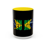 Brazilian Jiu Jitsu Flag 3 | BJJ Accent Coffee Mug Brazilian Jiu Jitsu Flag 3 | BJJ Accent Coffee Mug