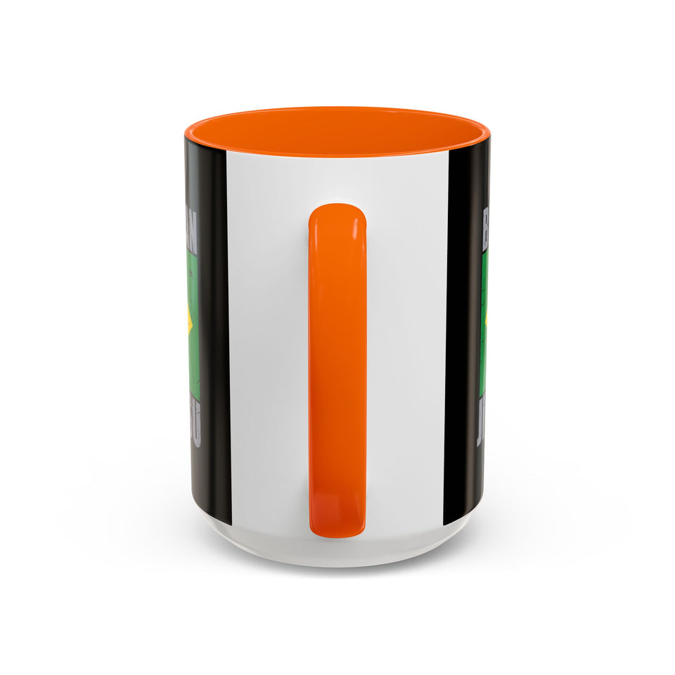 Brazilian Jiu Jitsu Flag 2 | BJJ Accent Coffee Mug