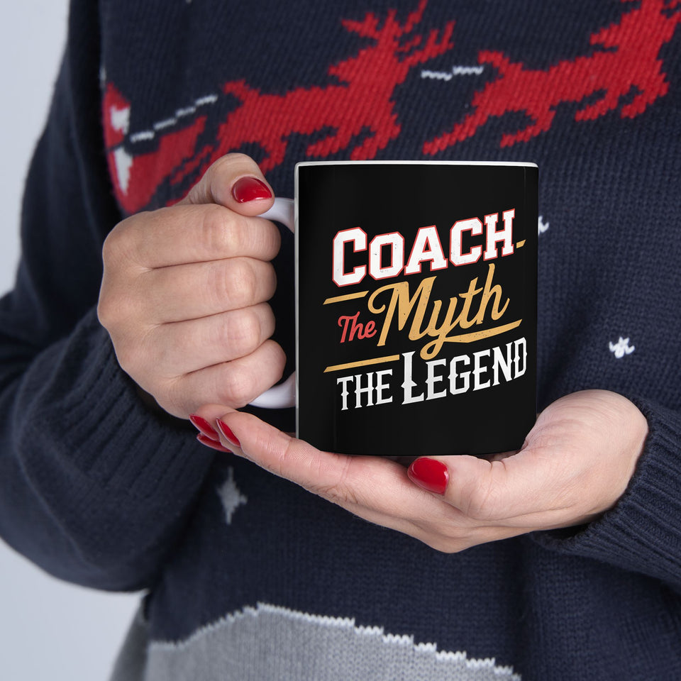 Coach The Myth The Legend Ceramic Mug | Coach Gifts (11oz) Mug