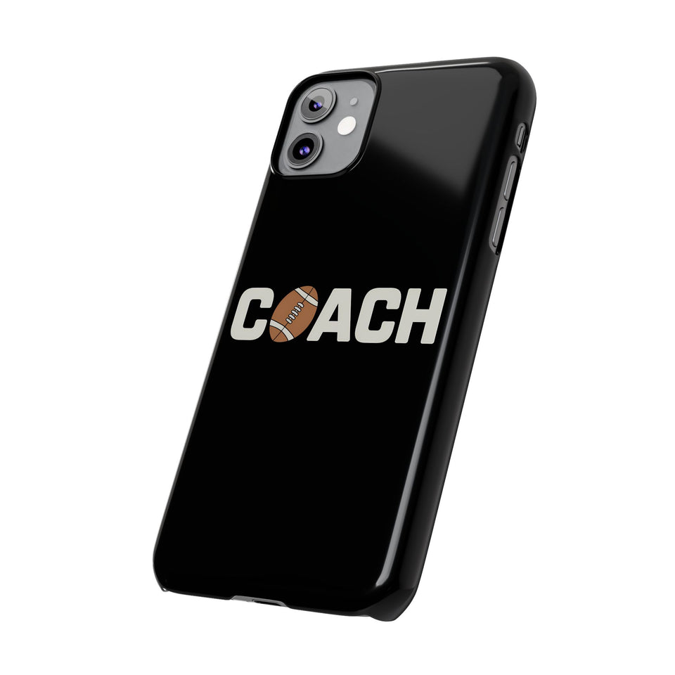 Premium Football Coach iPhone Case | Football Coach Gifts Slim Phone Cases