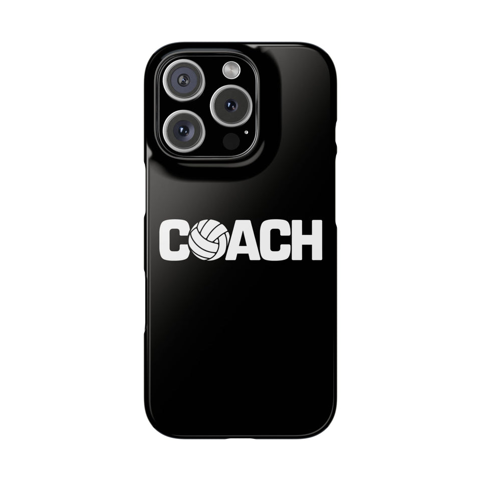 Premium Volleyball Coach iPhone Case | Volleyball Coach Gifts Slim Phone Cases