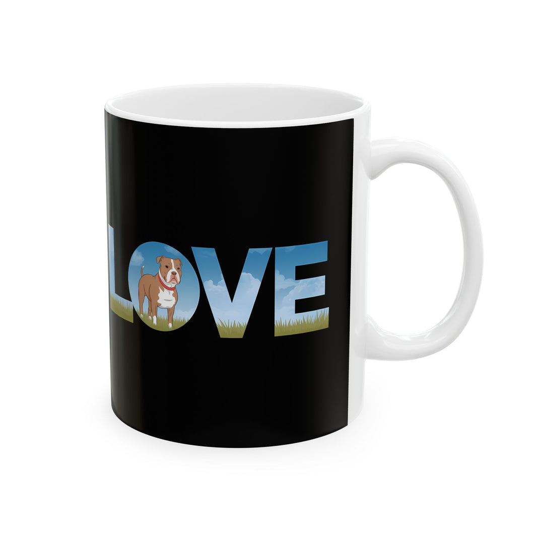 Love Pitbulls Mug | Pitbull Coffee Mug | Cute Pitbull Coffee Mug 11oz