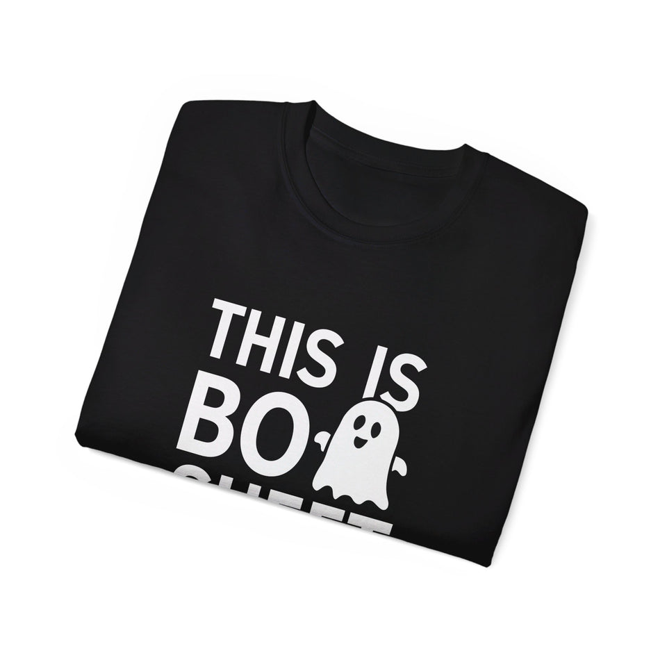 This Is Boo Sheet Funny Halloween Costumes Shirt | Happy Halloween Gifts | Scary Halloween Merchandise | Spooky Halloween Unisex T-Shirt 2