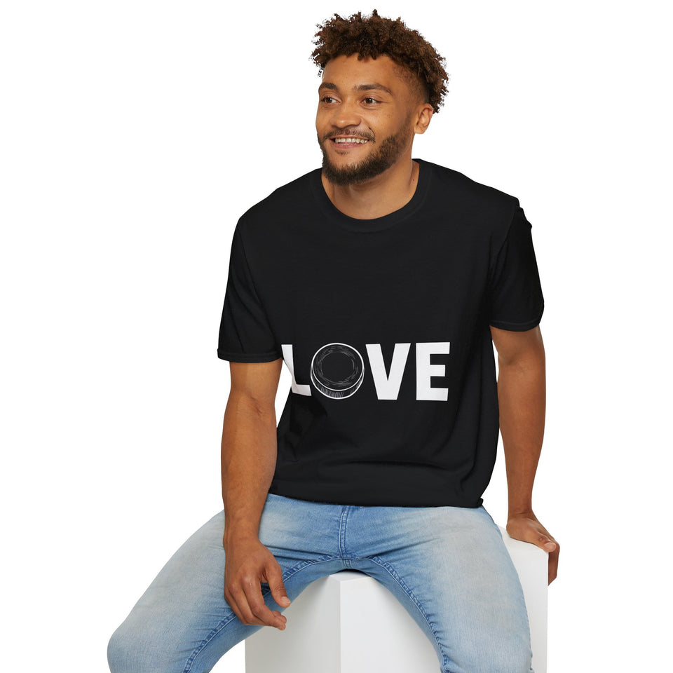 Love Hockey Shirt | Ice Hockey Gift | Unisex Ice Hockey T Shirt