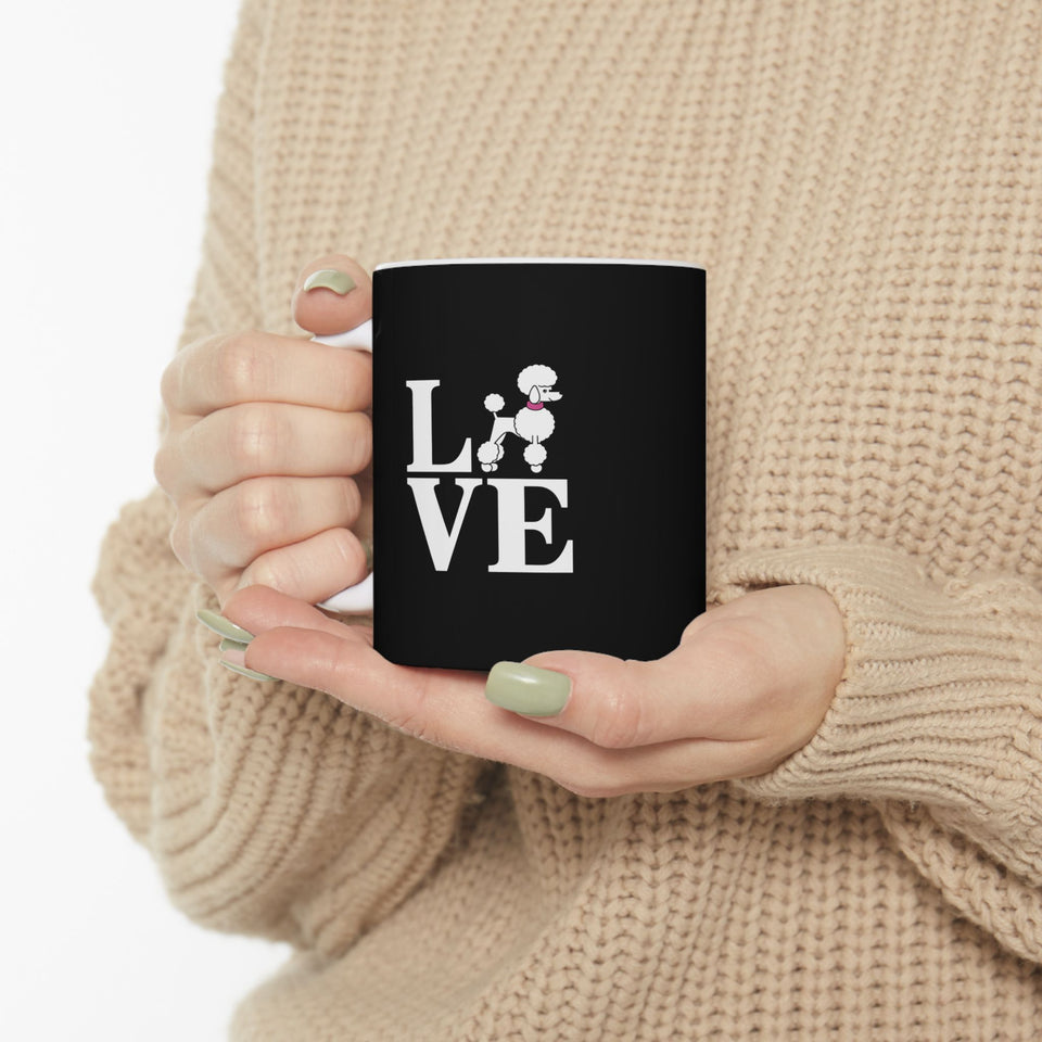 Cute Love Poodle Mug | Poodles Coffee Mug | Cute Poodle Coffee Mug 11oz