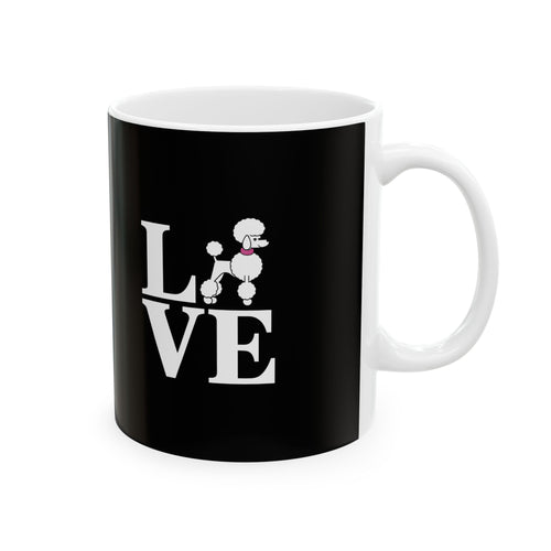 Cute Love Poodle Mug | Poodles Coffee Mug | Cute Poodle Coffee Mug 11oz