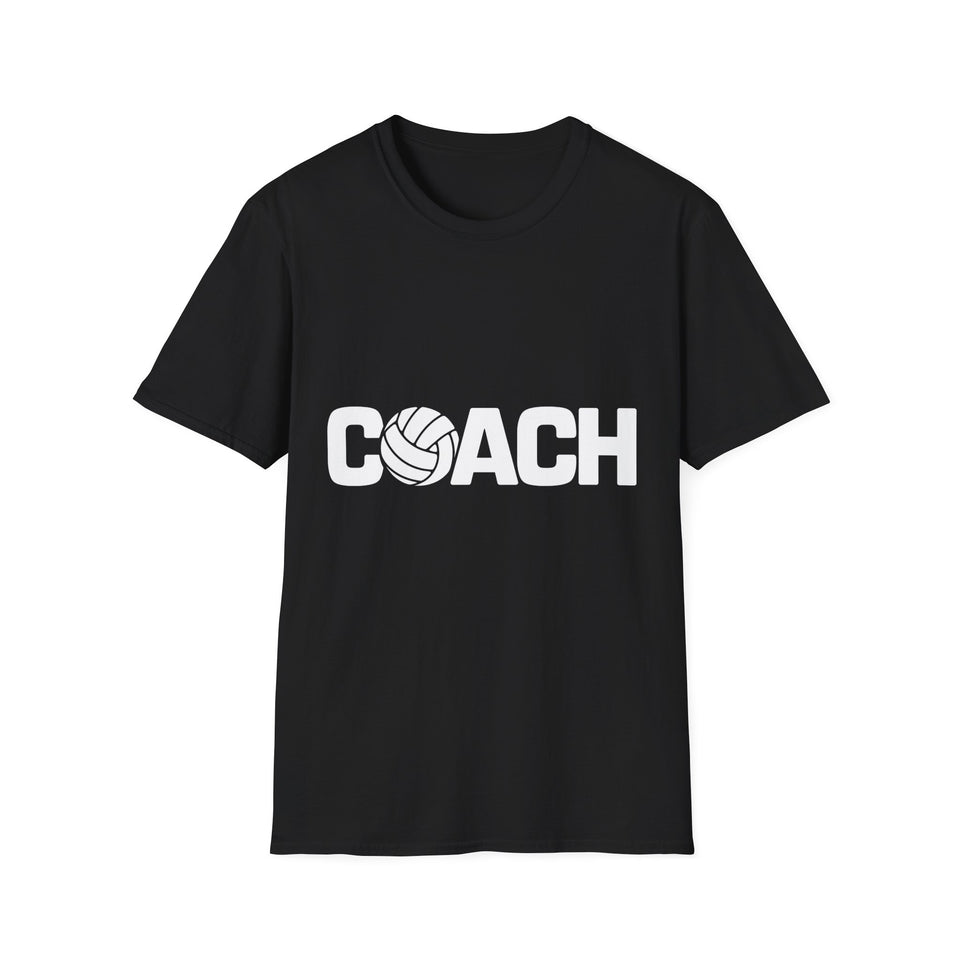 Volleyball Coach T-Shirt | Volleyball Gifts Unisex Coach T-Shirt