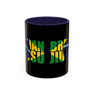 Brazilian Jiu Jitsu Flag 3 | BJJ Accent Coffee Mug Brazilian Jiu Jitsu Flag 3 | BJJ Accent Coffee Mug