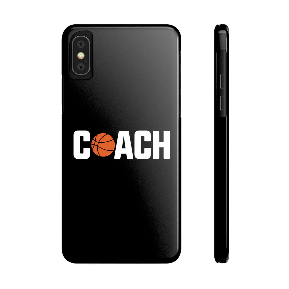 Premium Basketball Coach iPhone Case | Basketball Coach Gifts Slim Phone Cases