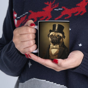 Pug Mug Classical Painting | Pug Coffee Mug | Pug Dog Gifts | Pug Presents | Pug Mug 11oz Pug Mug | Pug Coffee Mug | Pug Dog Gifts | Pug Presents | Pug Mug 11oz