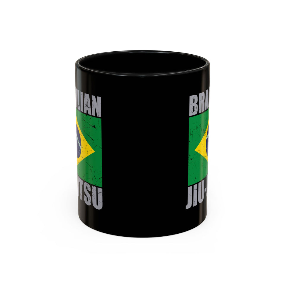 Brazilian Jiu Jitsu Flag 2 | BJJ Accent Coffee Mug