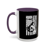 Brazilian Jiu Jitsu Flag Throw | BJJ Accent Coffee Mug Brazilian Jiu Jitsu Flag Throw | BJJ Accent Coffee Mug