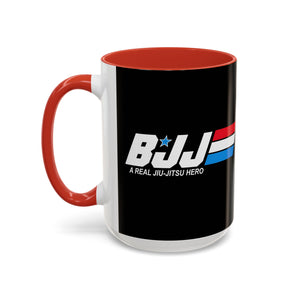 Brazilian Jiu Jitsu A Real Jiu-Jitsu Hero | BJJ Accent Coffee Mug Brazilian Jiu Jitsu A Real Jiu-Jitsu Hero | BJJ Accent Coffee Mug