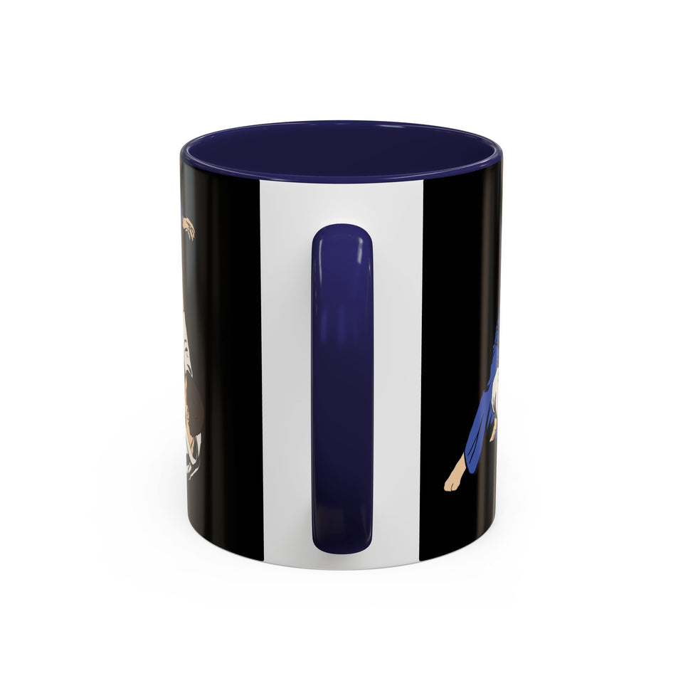 Brazilian Jiu Jitsu Rolling | BJJ Accent Coffee Mug