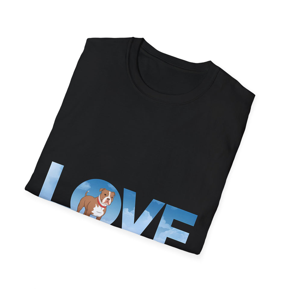 Love Pitbull Shirt | Pitbull Gifts | Pitbulls Dog Lovers Merchandise Unisex T-Shirt