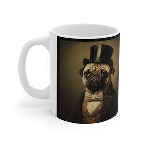 Pug Mug Classical Painting | Pug Coffee Mug | Pug Dog Gifts | Pug Presents | Pug Mug 11oz Pug Mug | Pug Coffee Mug | Pug Dog Gifts | Pug Presents | Pug Mug 11oz