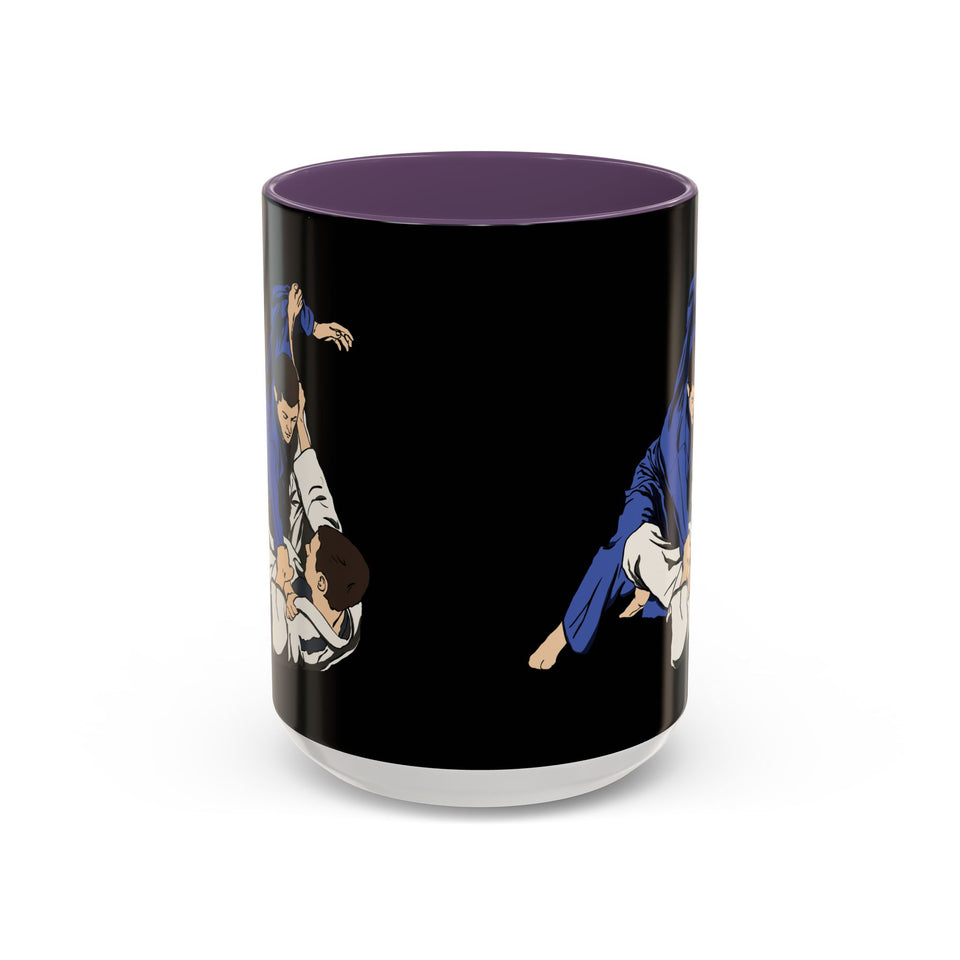 Brazilian Jiu Jitsu Rolling | BJJ Accent Coffee Mug