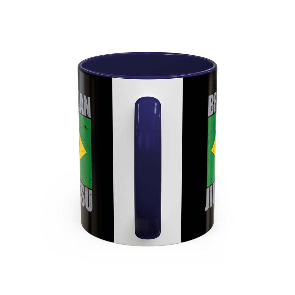 Brazilian Jiu Jitsu Flag 2 | BJJ Accent Coffee Mug