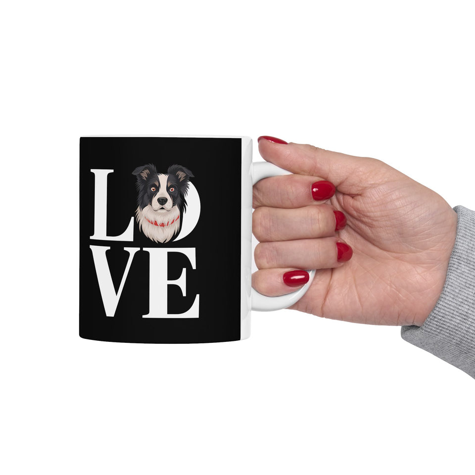 Love Border Collies Mug | Border Collie Gifts | Border Collie Sheep Dog Coffee Mug 11oz