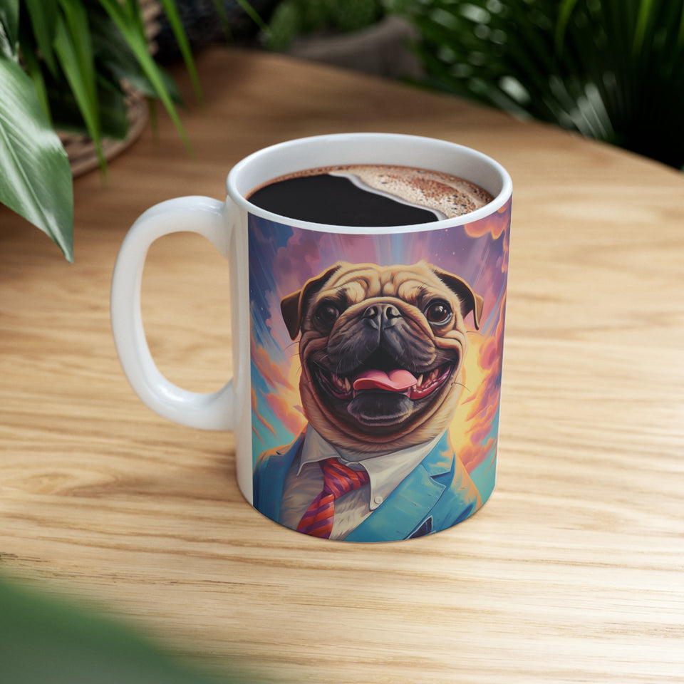 Pug Mug | Pug Coffee Mug | Pug Dog Gifts | Pug Presents | Pug Mug 11oz