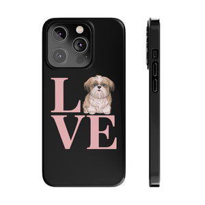 Premium Love Shih Tzu iPhone Case 2 | Cute Shih Tzu Slim Phone Cases Premium Love Shih Tzu iPhone Case 2 | Cute Shih Tzu Slim Phone Cases