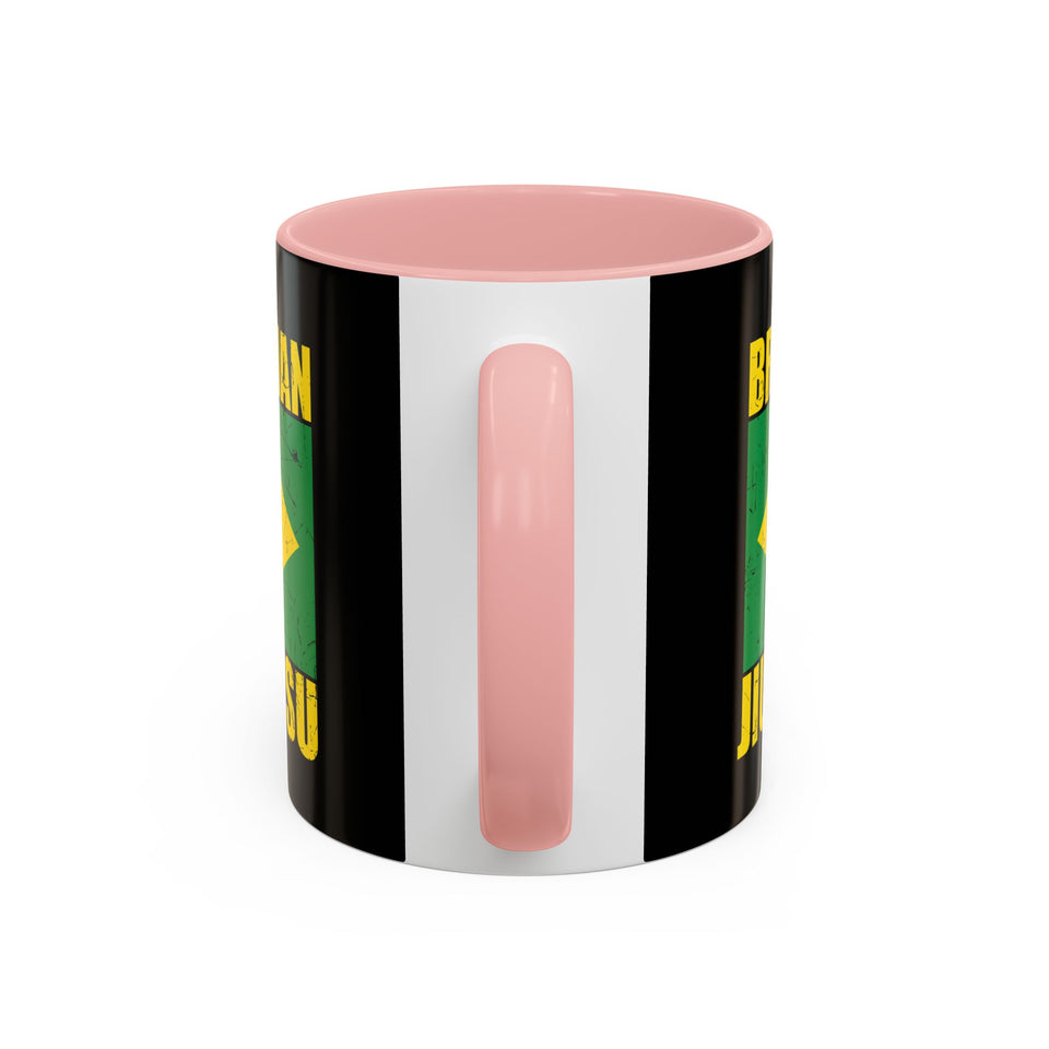 Brazilian Jiu Jitsu Flag | BJJ Accent Coffee Mug