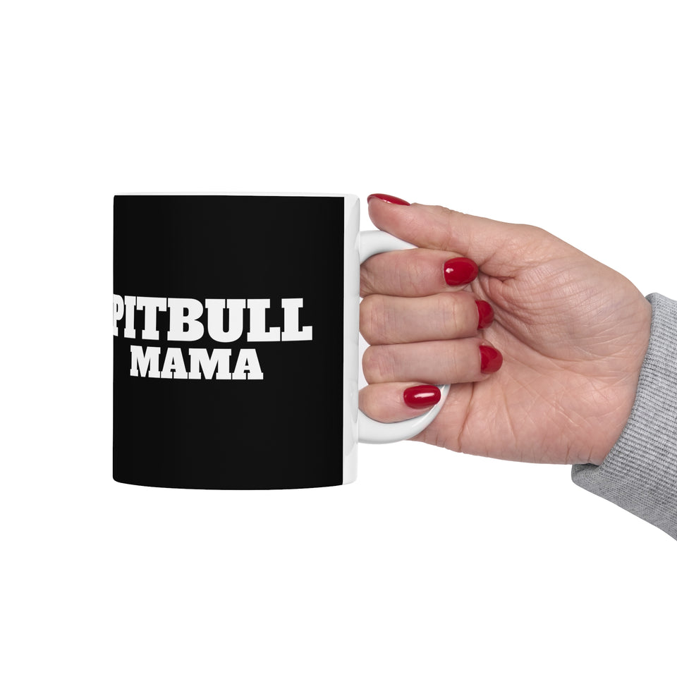 Pitbull Mama Mug 2 | Pomeranian Momma Coffee Mug | Pomeranian Gifts | Pomeranian Presents | Pitbull Mug 11oz