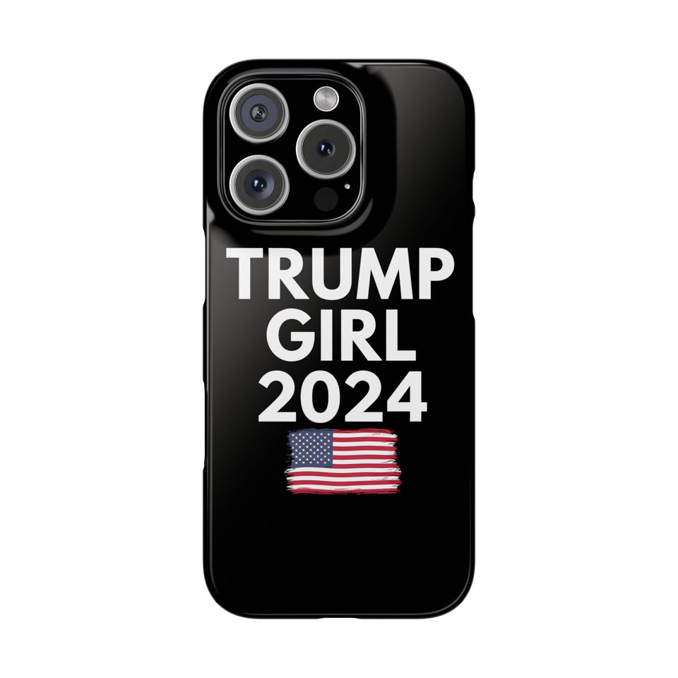 Premium Trump Girl iPhone Case | Donald Trump Gifts Slim Phone Cases